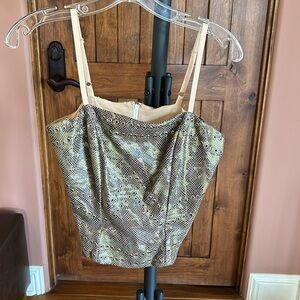 Strap top for parties.